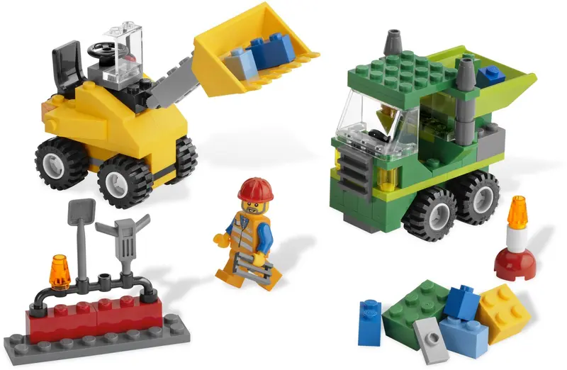 LEGO Bricks and More 5930 Road Construction Building Set set