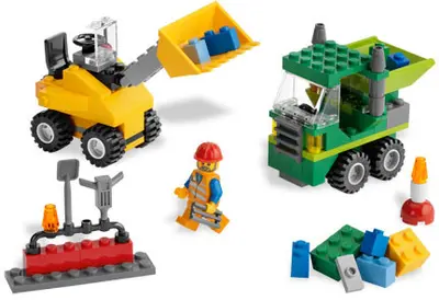 LEGO Bricks and More 5930 Road Construction Building Set set, image 2