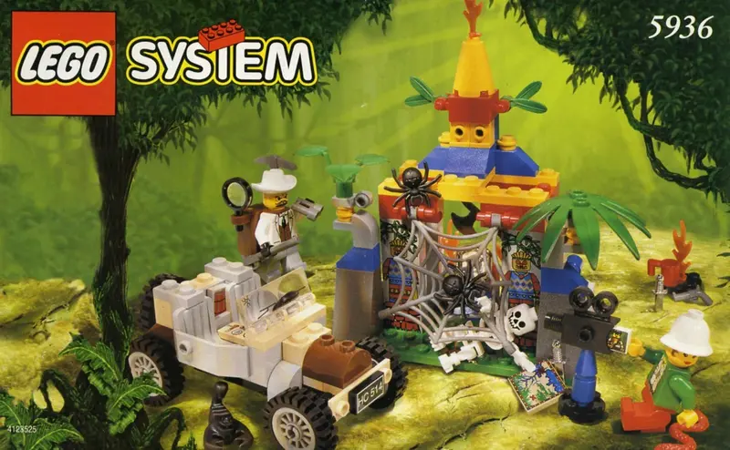 LEGO Adventurers 5936 Spider's Secret set