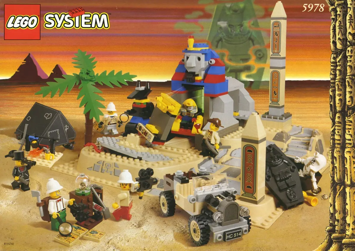 LEGO Adventurers 5978 Sphinx Secret Surprise set