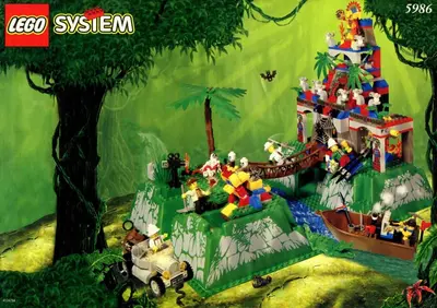 LEGO Adventurers 5986 Amazon Ancient Ruins set