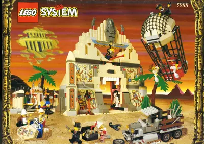 LEGO Adventurers 5988 The Temple of Anubis set