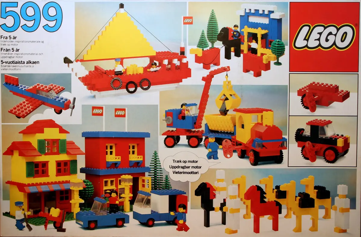 LEGO Basic 599 Basic Building Set, 5+ set