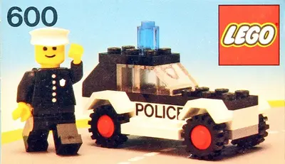 LEGO Town 600 Police Car set