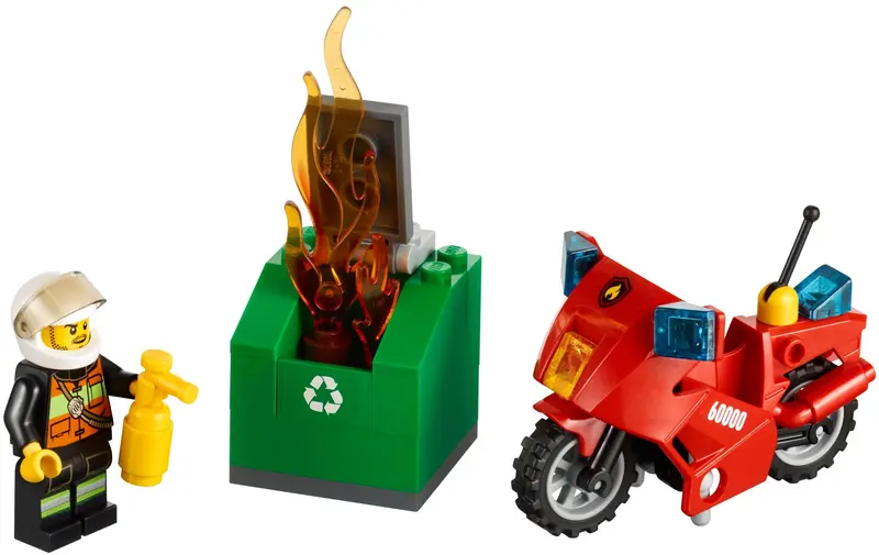 LEGO City 60000 Fire Motorcycle set