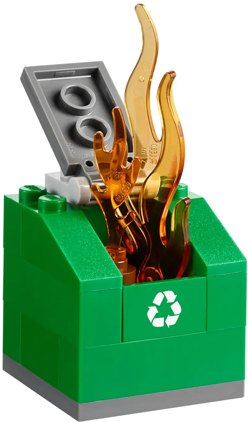 LEGO City 60000 Fire Motorcycle set, image 3