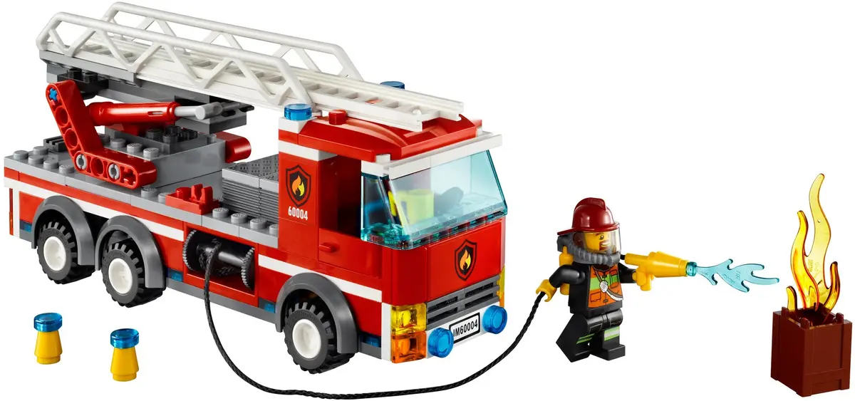 LEGO City 60004 Fire Station set, image 8