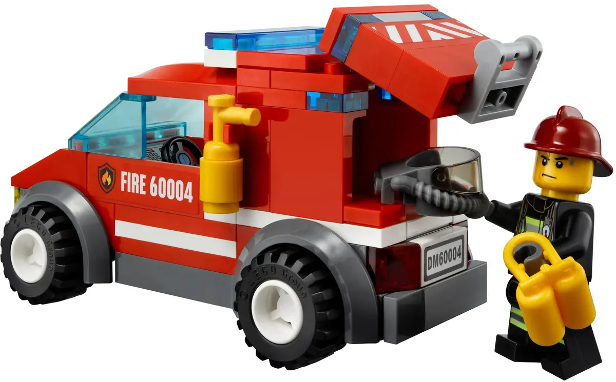LEGO City 60004 Fire Station set, image 3