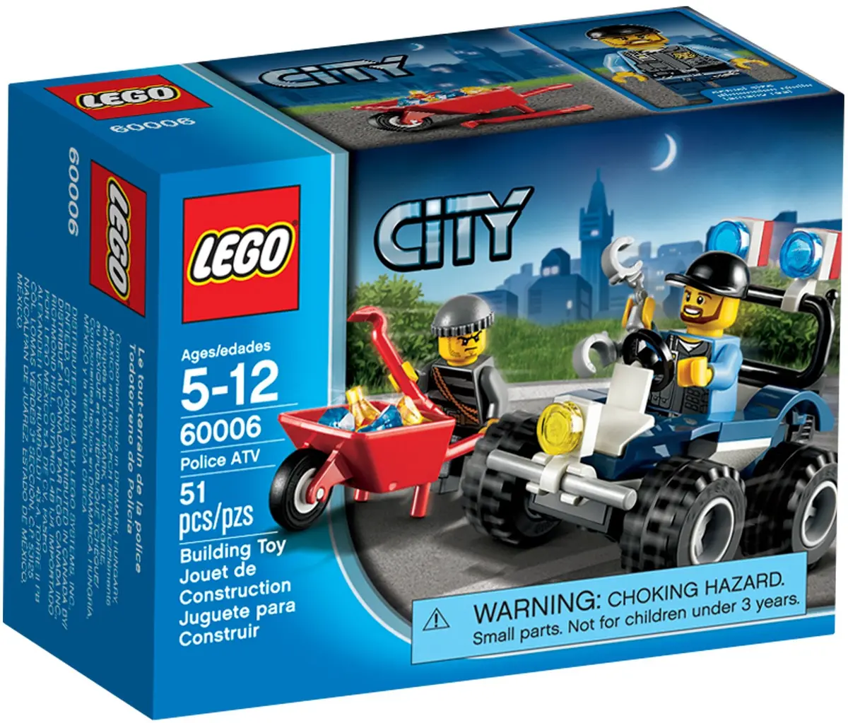 LEGO City 60006 Police ATV set, image 2