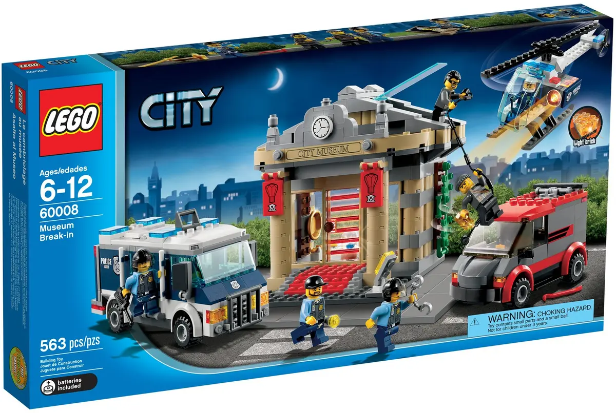LEGO City 60008 Museum Break-in set, image 2