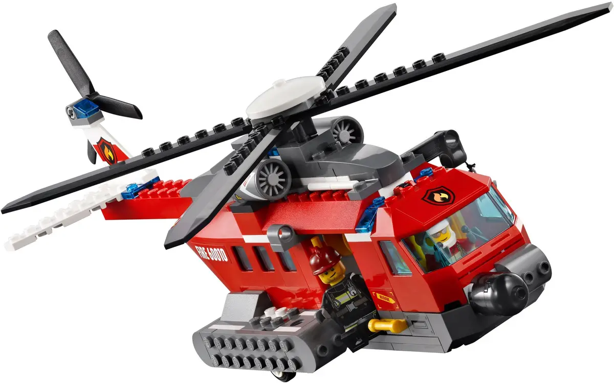LEGO City 60010 Fire Helicopter set, image 4