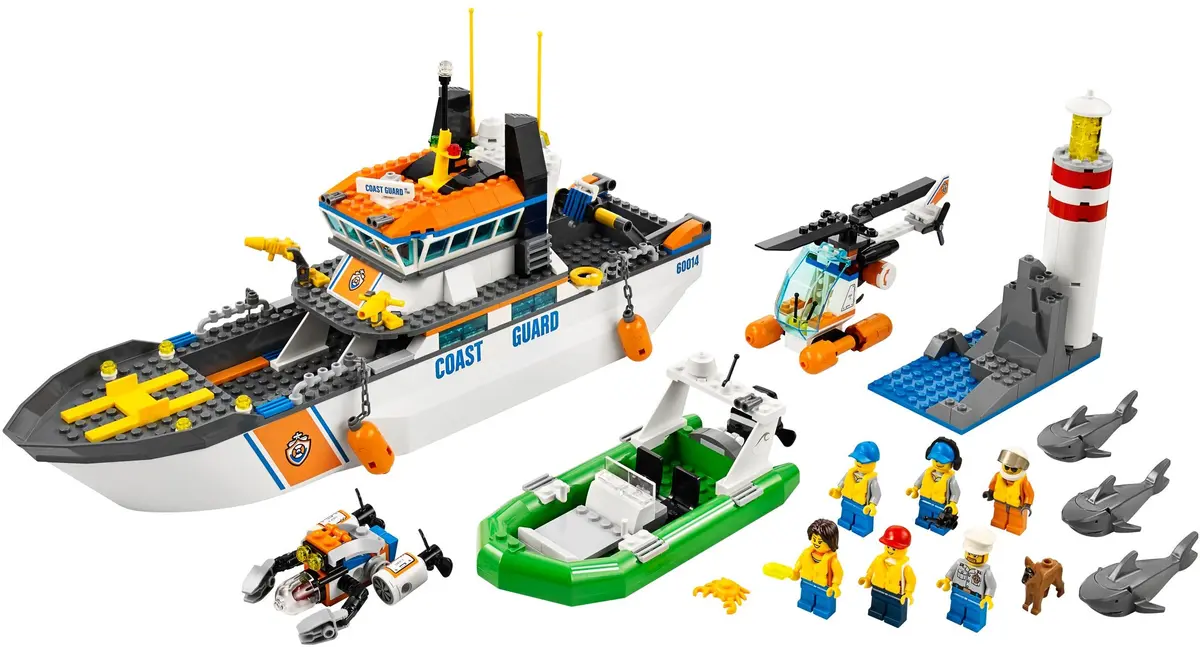 LEGO City 60014 Coast Guard Patrol set