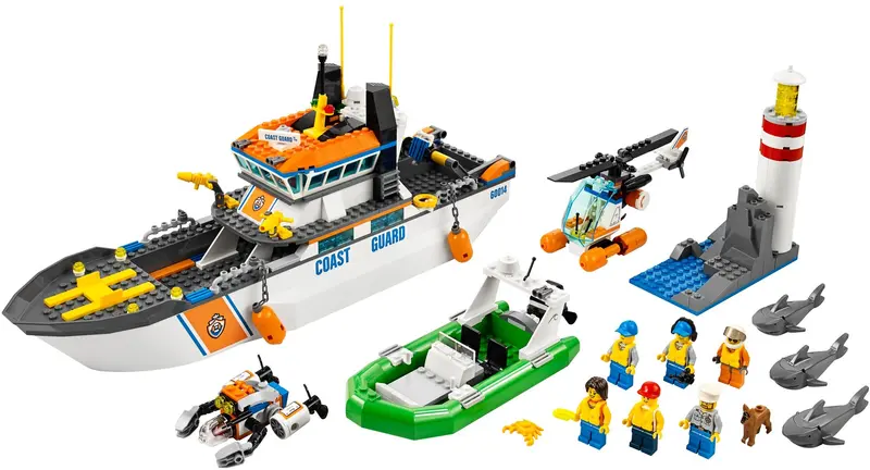 LEGO City 60014 Coast Guard Patrol set
