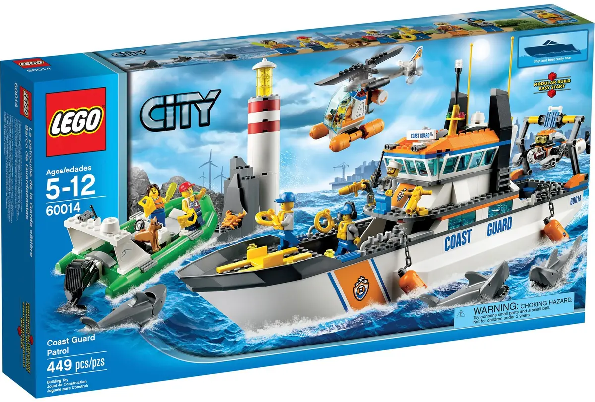LEGO City 60014 Coast Guard Patrol set, image 2