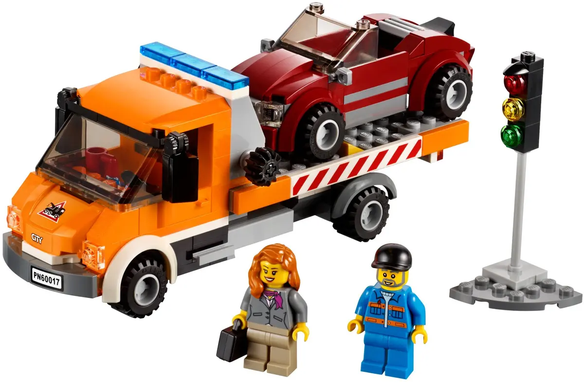 LEGO City 60017 Flatbed Truck set