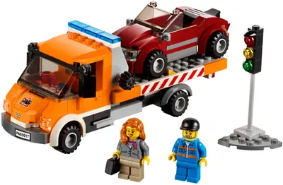 LEGO City 60017 Flatbed Truck set