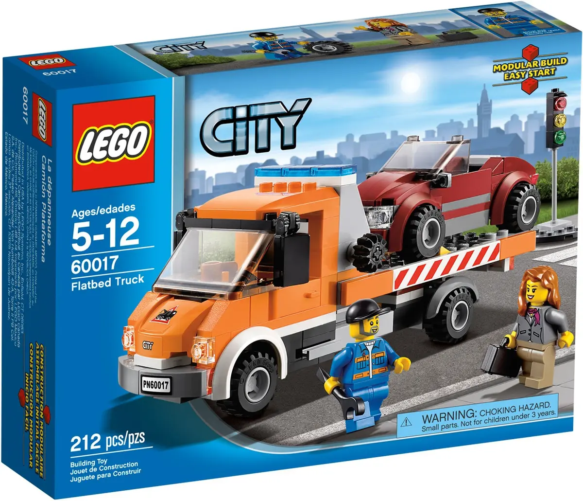 LEGO City 60017 Flatbed Truck set, image 2