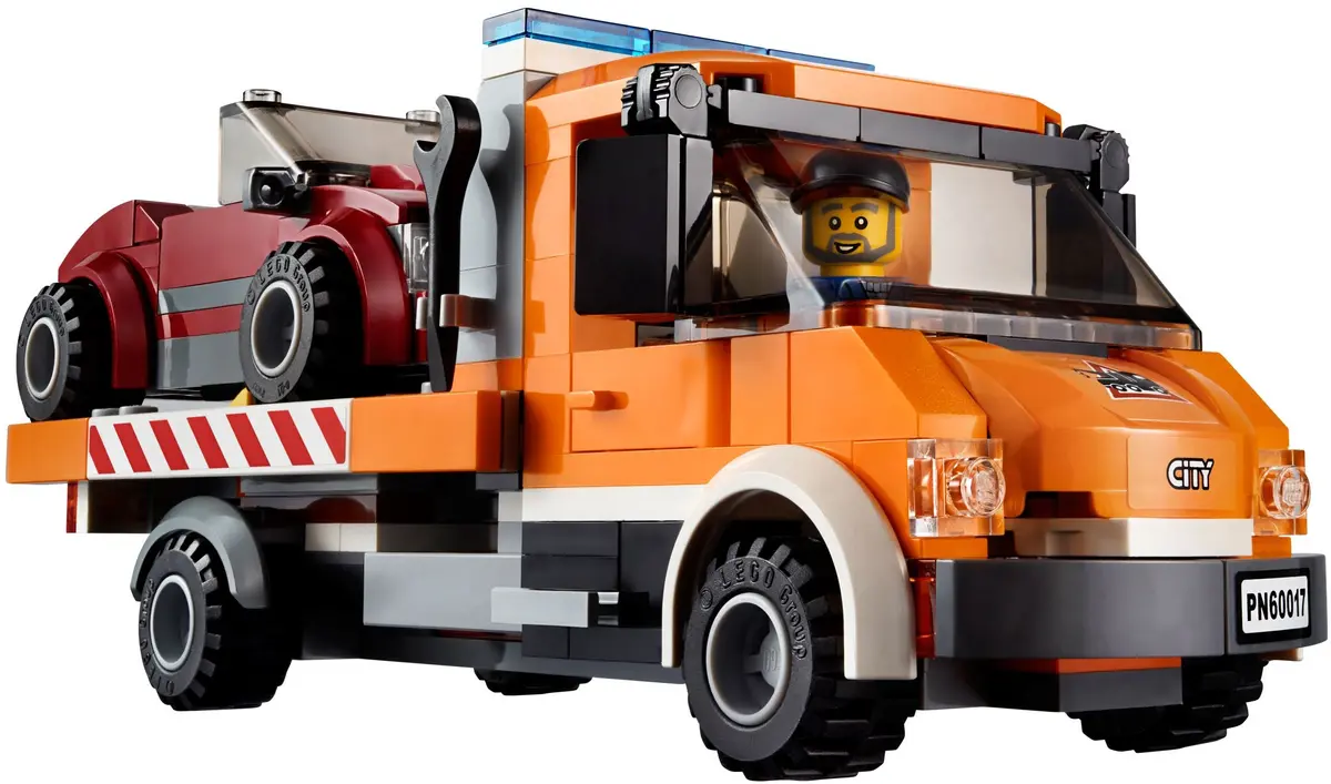LEGO City 60017 Flatbed Truck set, image 4