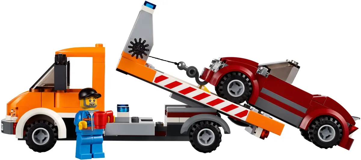 LEGO City 60017 Flatbed Truck set, image 3