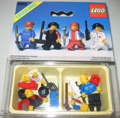 LEGO Town 6002 Town Figures set
