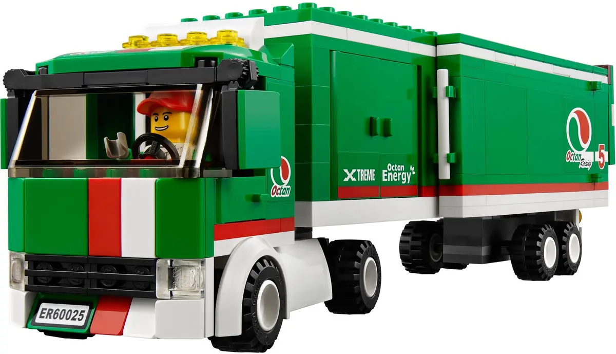 LEGO City 60025 Grand Prix Truck set, image 5