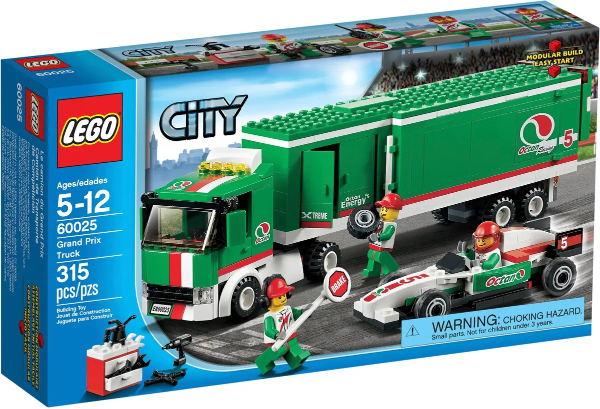 LEGO City 60025 Grand Prix Truck set, image 2