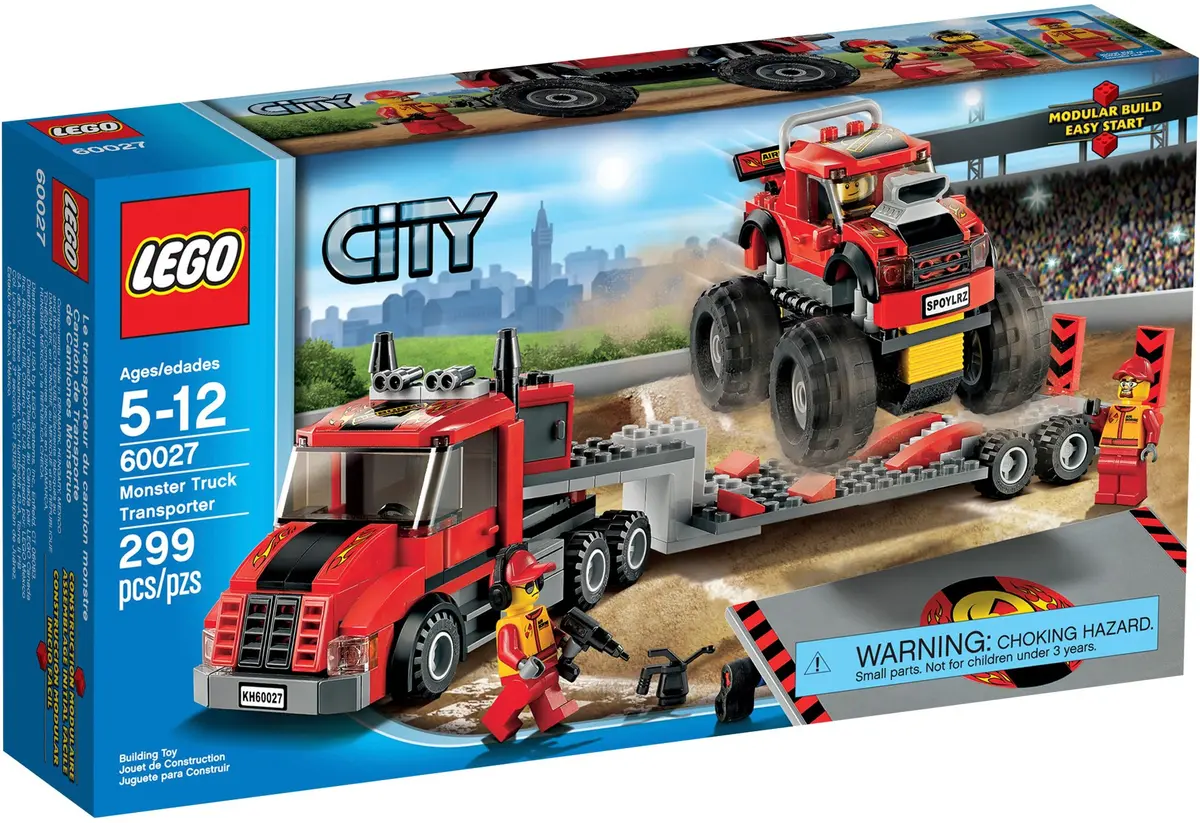 LEGO City 60027 Monster Truck Transporter set, image 2