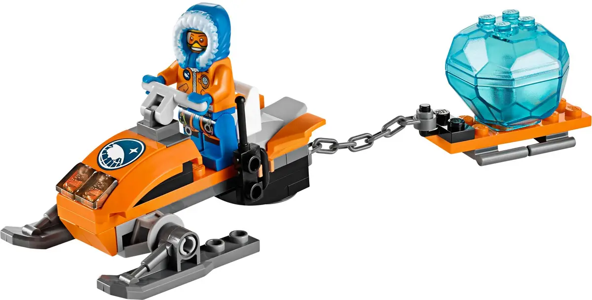 LEGO City 60032 Arctic Snowmobile set