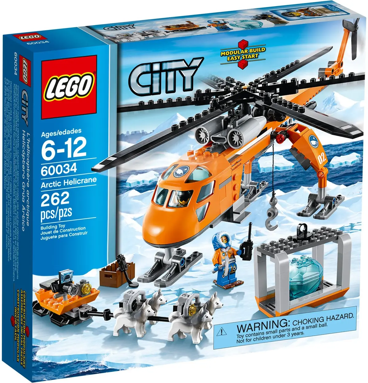 LEGO City 60034 Arctic Helicrane set, image 2