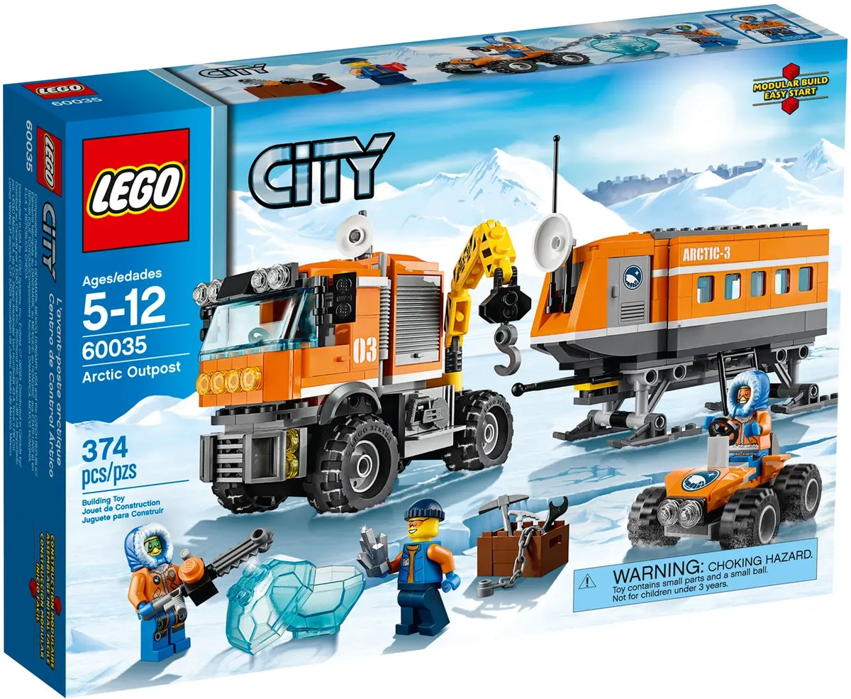 LEGO City 60035 Arctic Outpost set, image 2