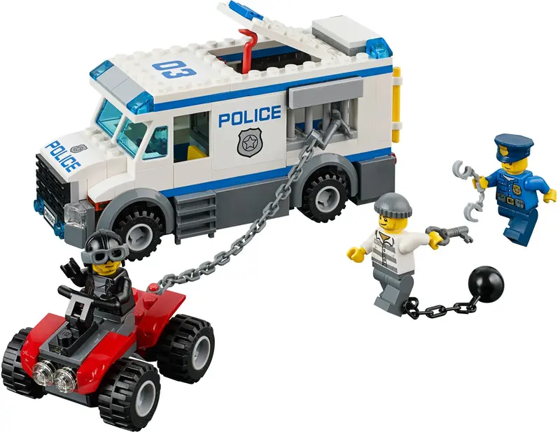 LEGO City 60043 Prisoner Transporter set