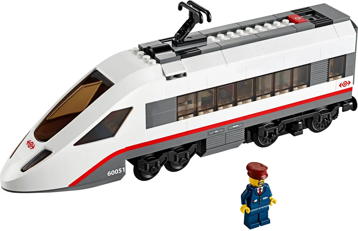 LEGO City 60051 High-speed Passenger Train set, image 3