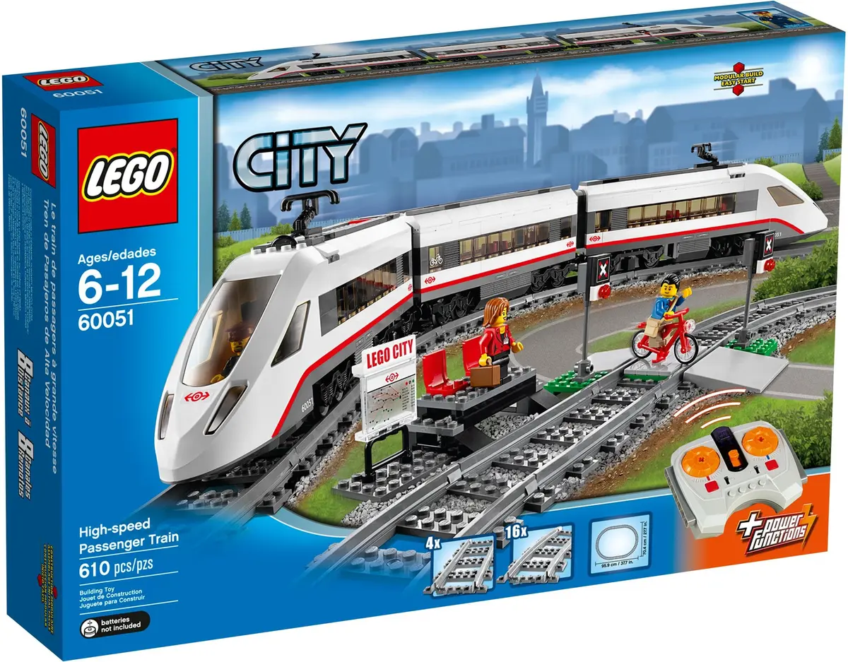LEGO City 60051 High-speed Passenger Train set, image 2