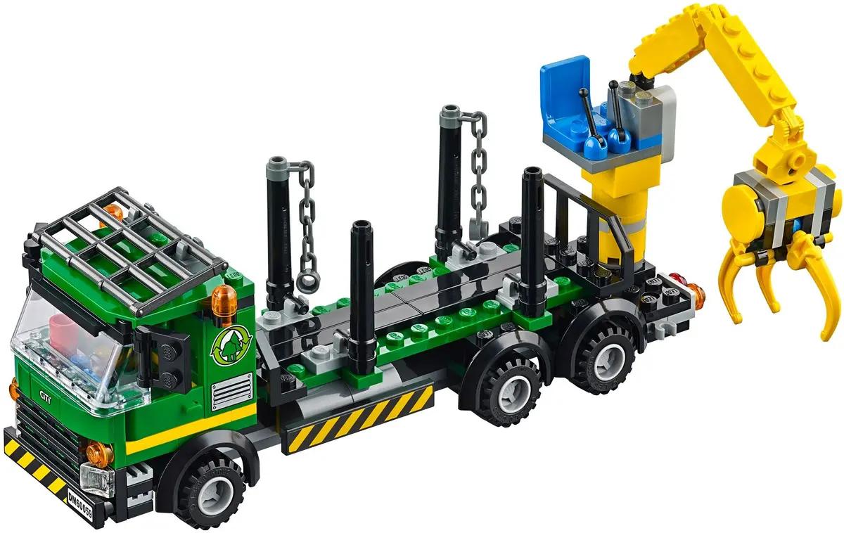 LEGO City 60059 Logging Truck set, image 4