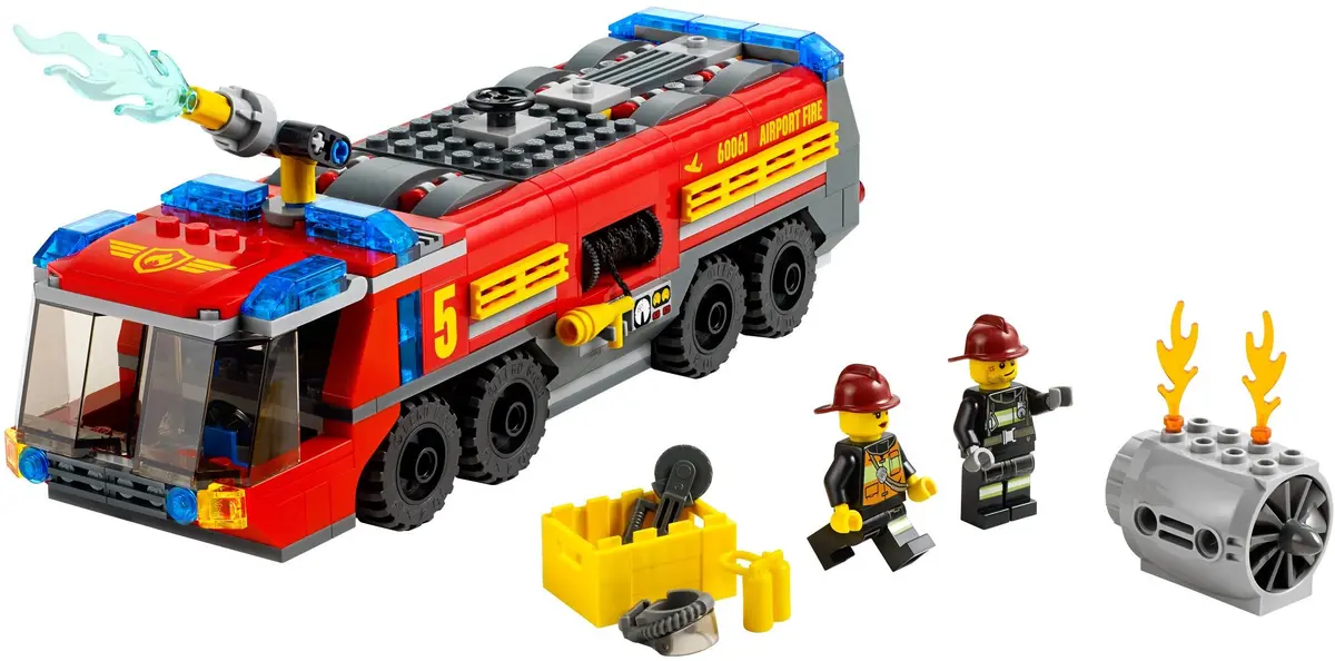 LEGO City 60061 Airport Fire Truck set