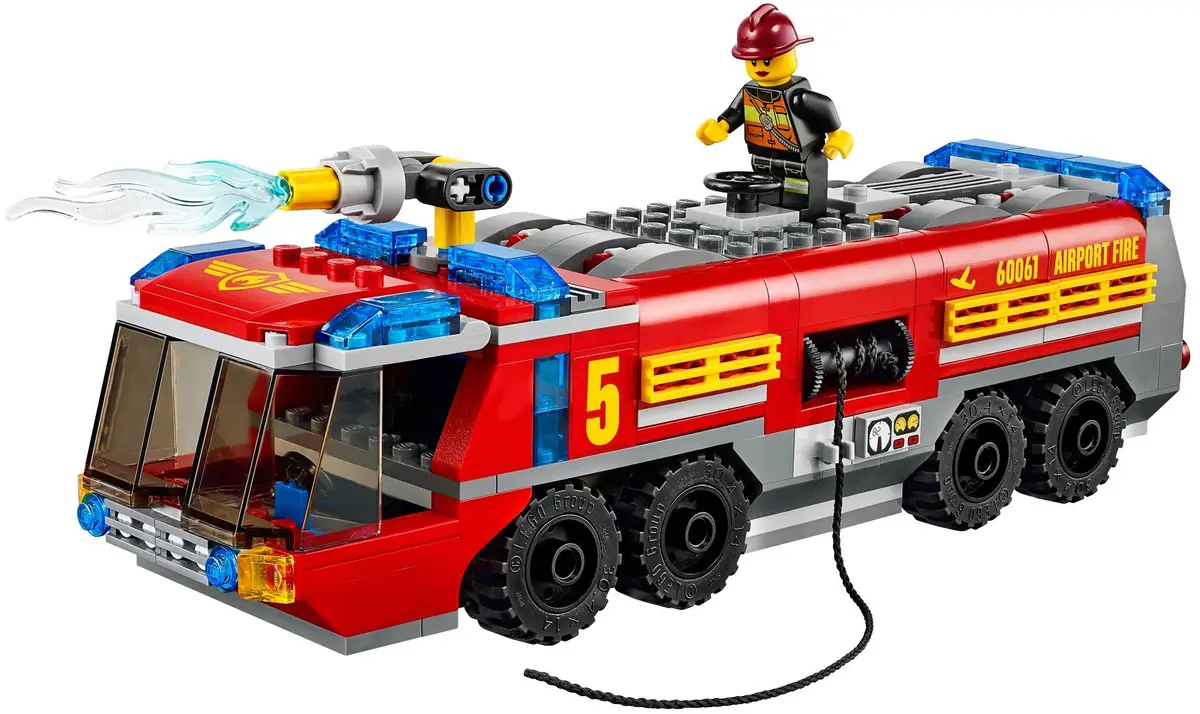 LEGO City 60061 Airport Fire Truck set, image 3