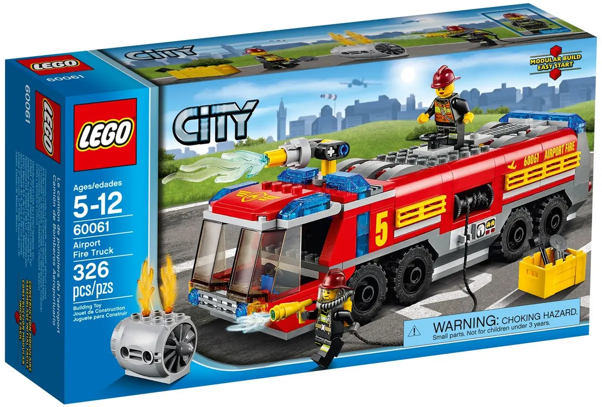 LEGO City 60061 Airport Fire Truck set, image 2
