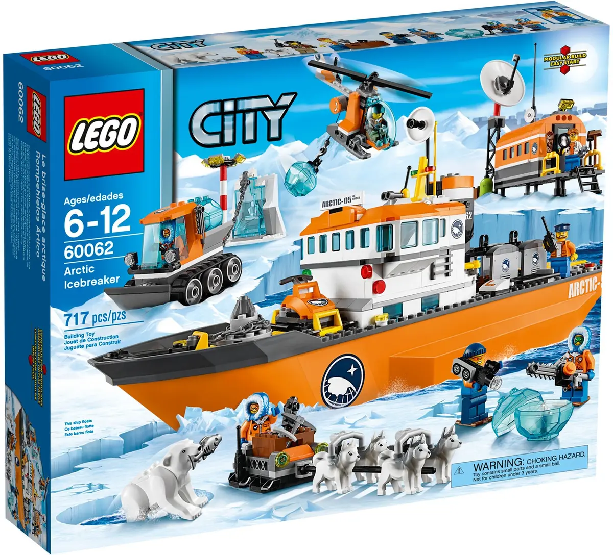 LEGO City 60062 Arctic Icebreaker set, image 2