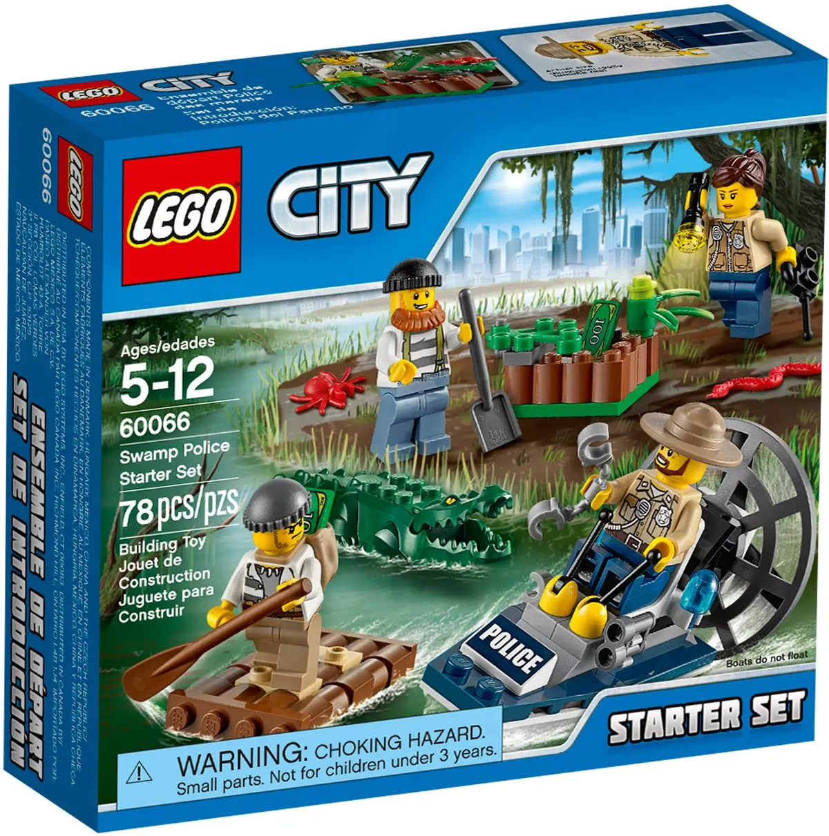 LEGO City 60066 Swamp Police Starter Set set, image 2