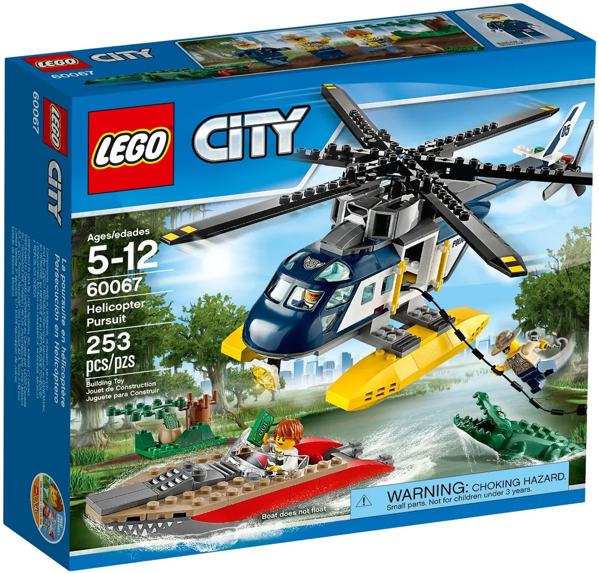 LEGO City 60067 Helicopter Pursuit set, image 2