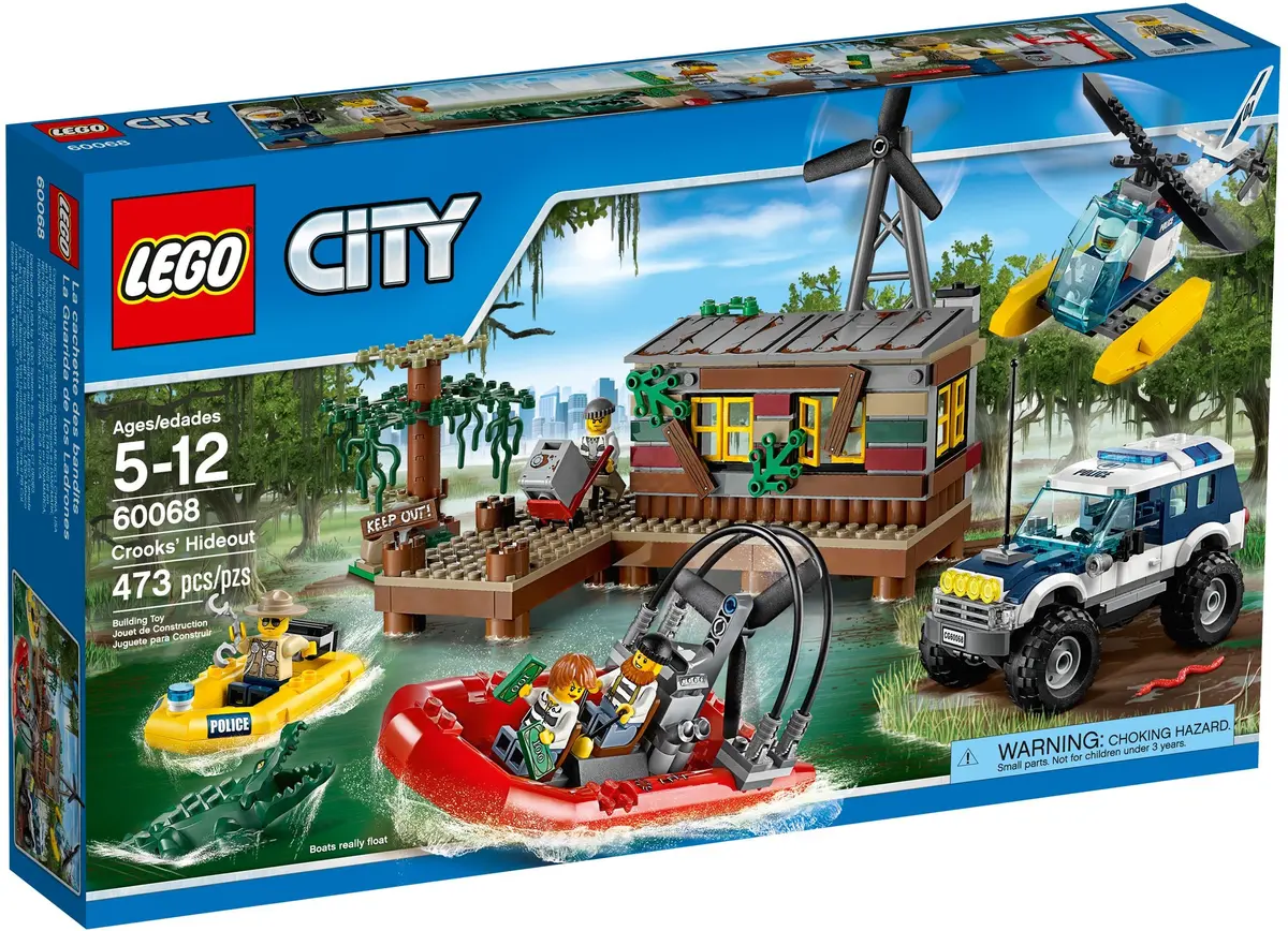 LEGO City 60068 Crooks' Hideout set, image 2
