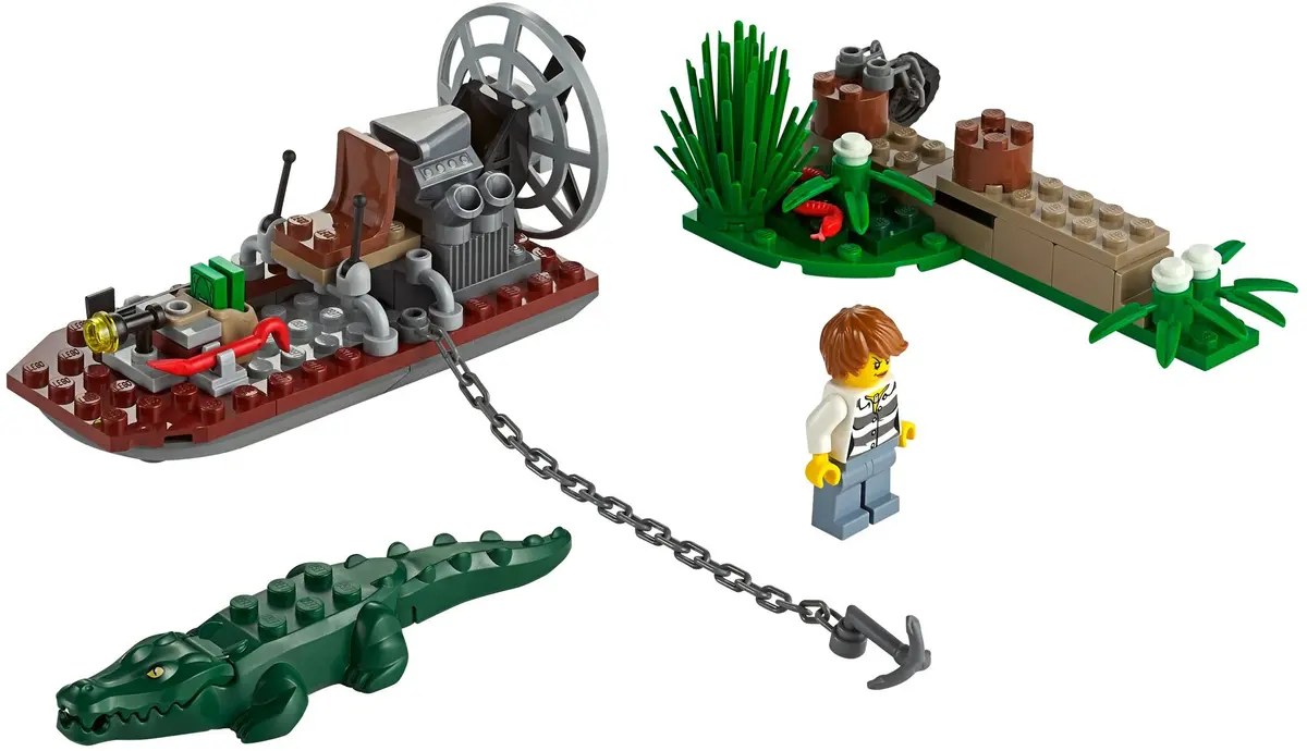 LEGO City 60069 Swamp Police Station set, image 3