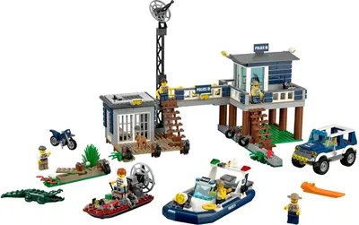 LEGO City 60069 Swamp Police Station set