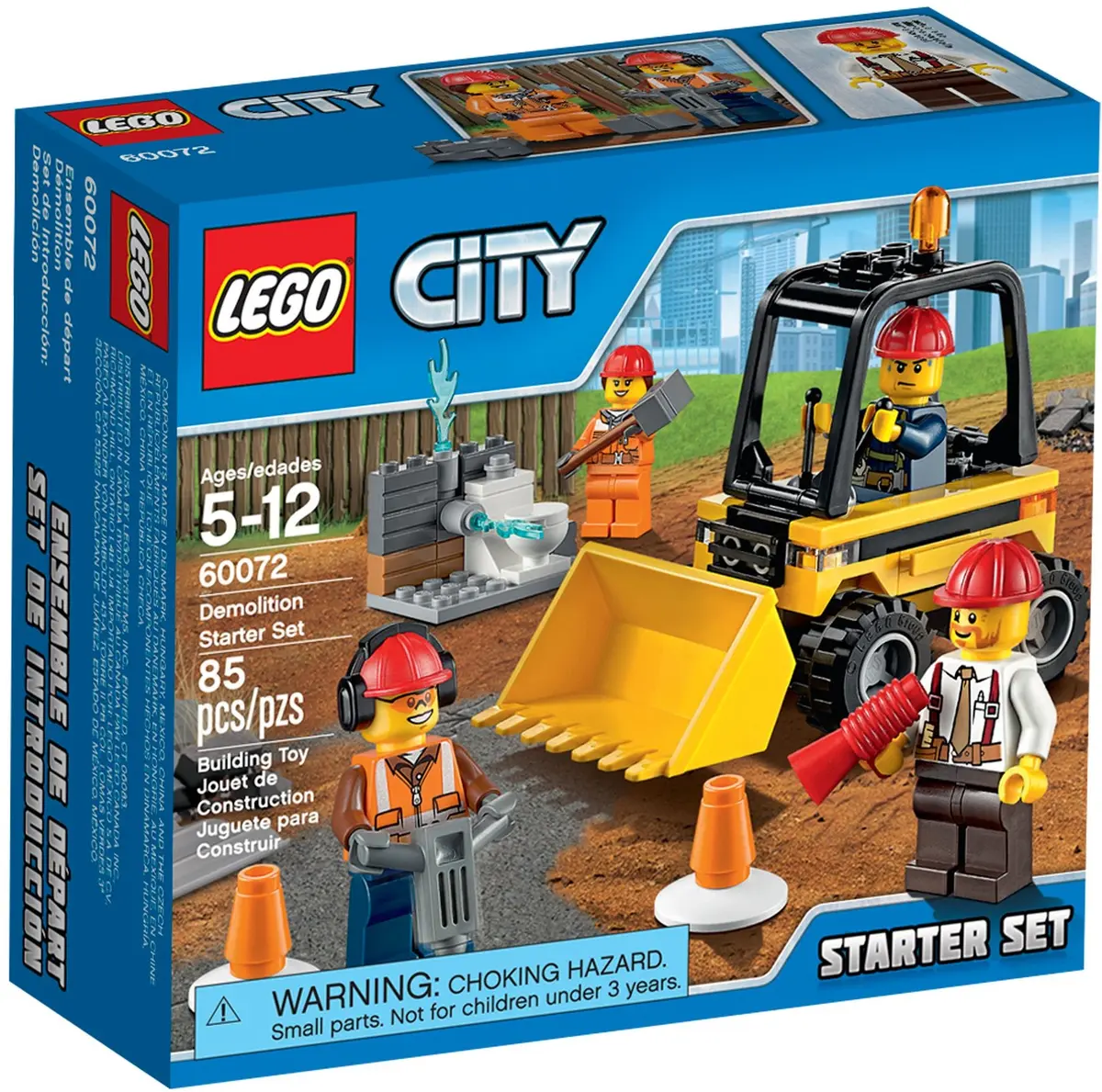 LEGO City 60072 Demolition Starter Set set, image 2