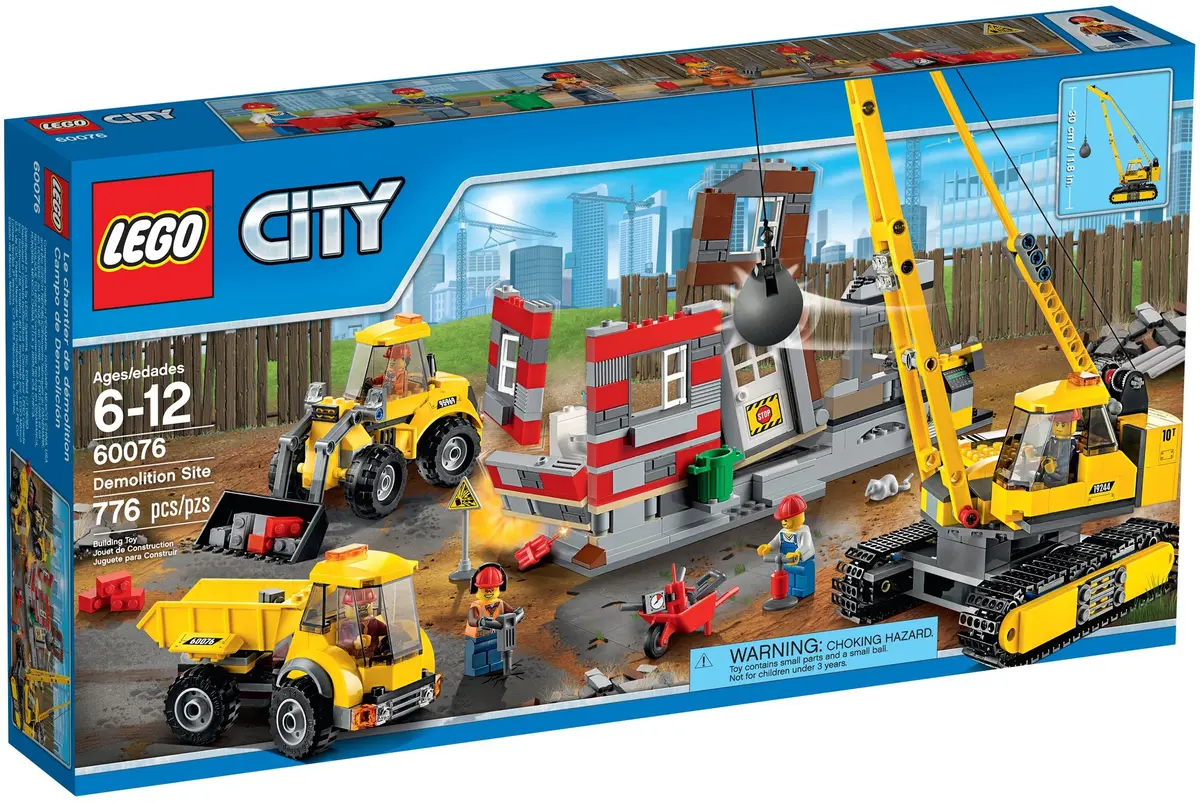 LEGO City 60076 Demolition Site set, image 2