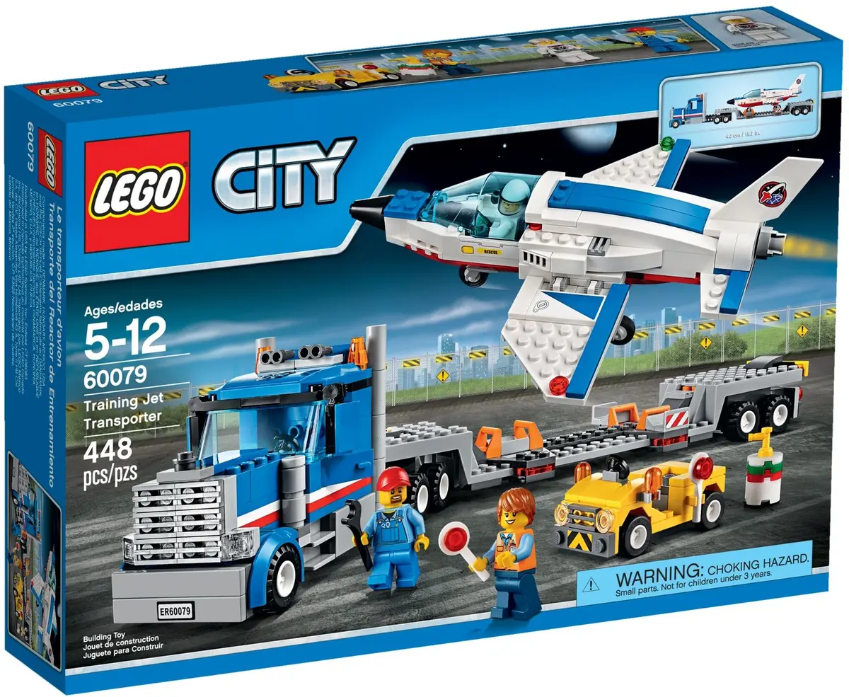 LEGO City 60079 Training Jet Transporter set, image 2