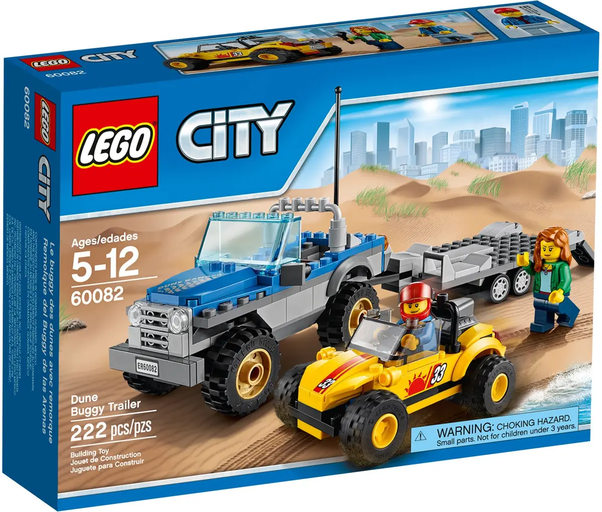 LEGO City 60082 Dune Buggy Trailer set, image 2