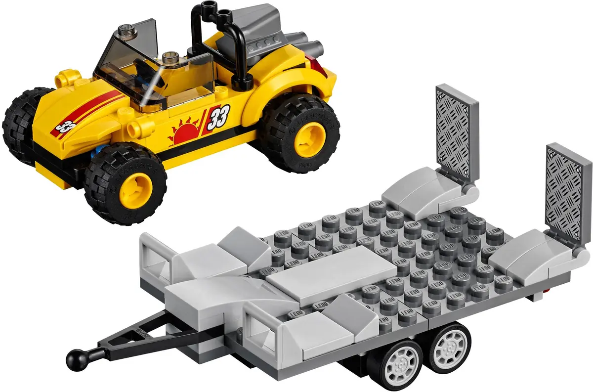 LEGO City 60082 Dune Buggy Trailer set, image 4