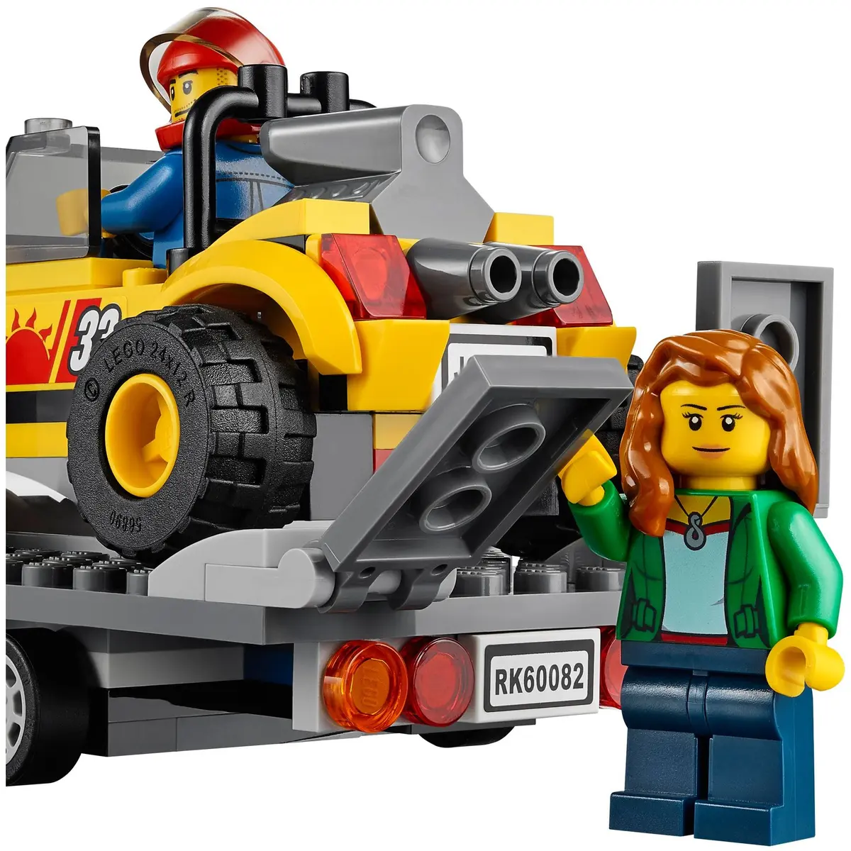 LEGO City 60082 Dune Buggy Trailer set, image 7