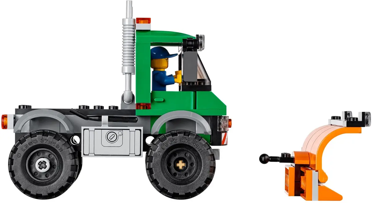 LEGO City 60083 Snowplough Truck set, image 4